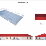 Классический шатёр 15х30